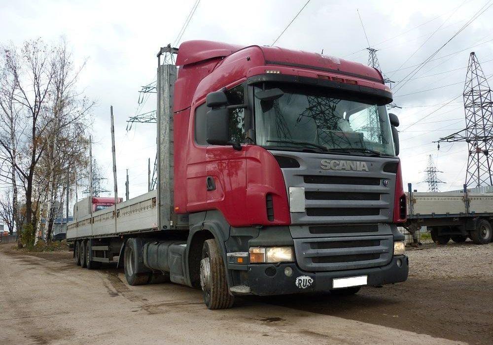 Аренда длинномера Scania 17 метров