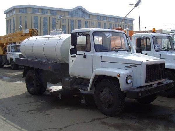 Аренда водовоза ГАЗ-3309 4 куба